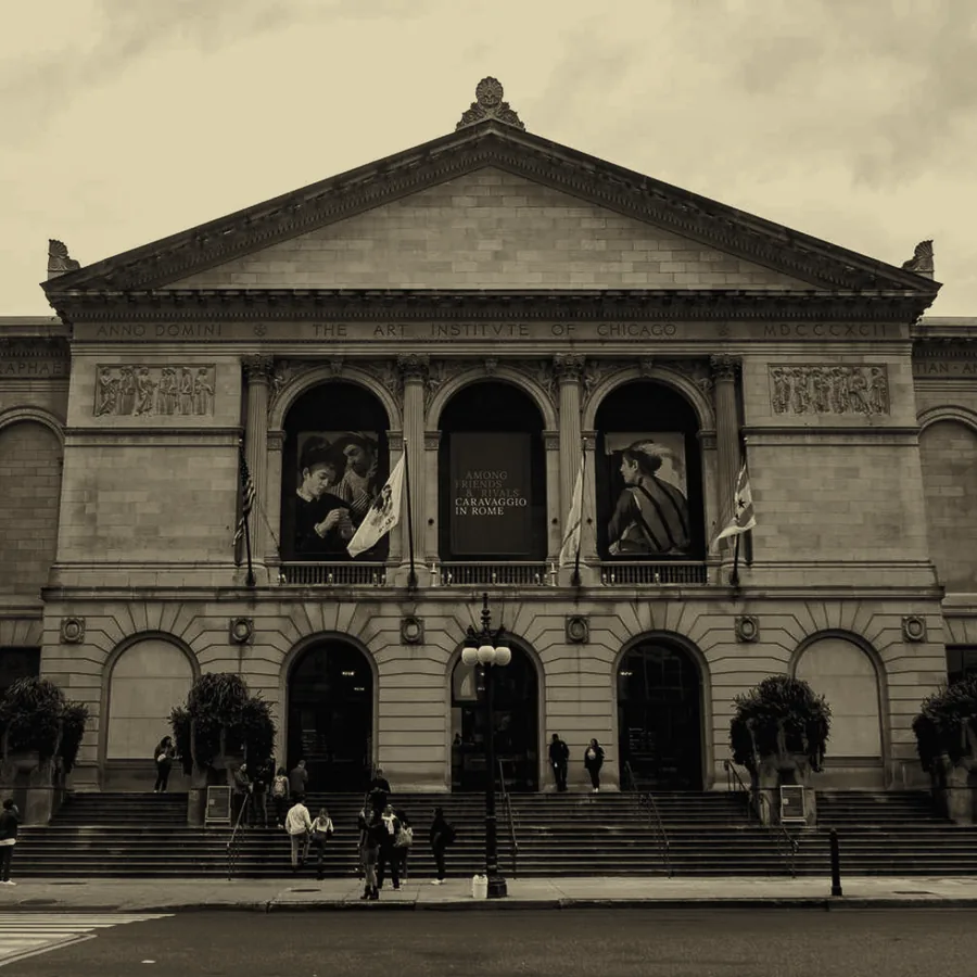 The Art Institute of Chicago building on Michigan Avenue