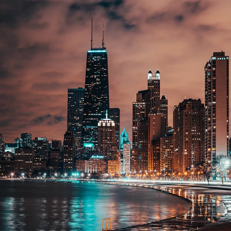 Streeterville on the lakefront, Chicago