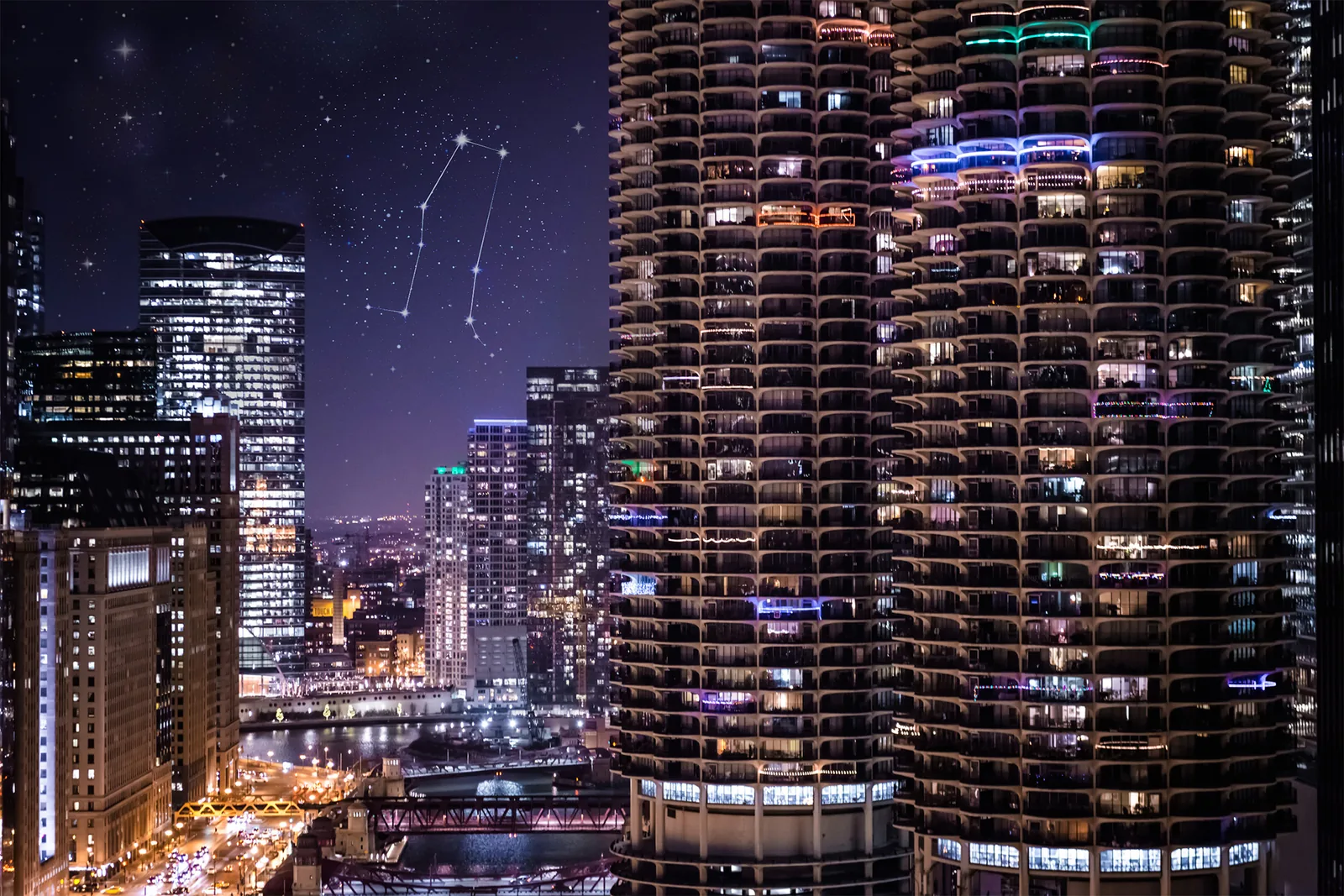 The Marina City towers, Chicago