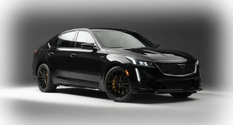 Black Cadillac CT5 executive sedan for Chicago black car service